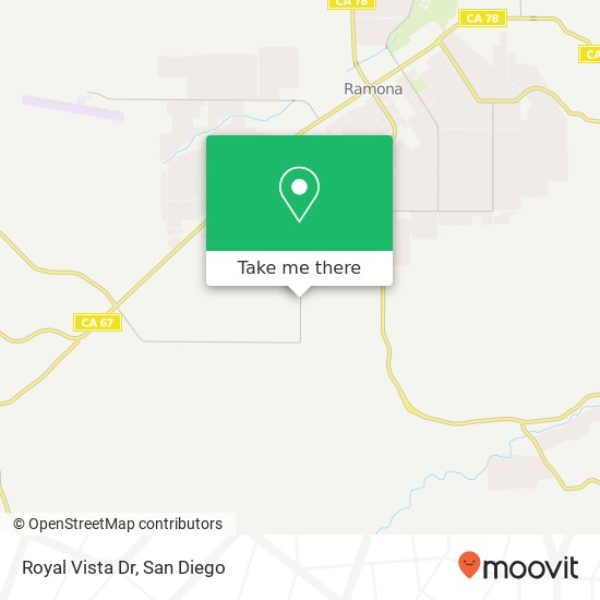 Royal Vista Dr map