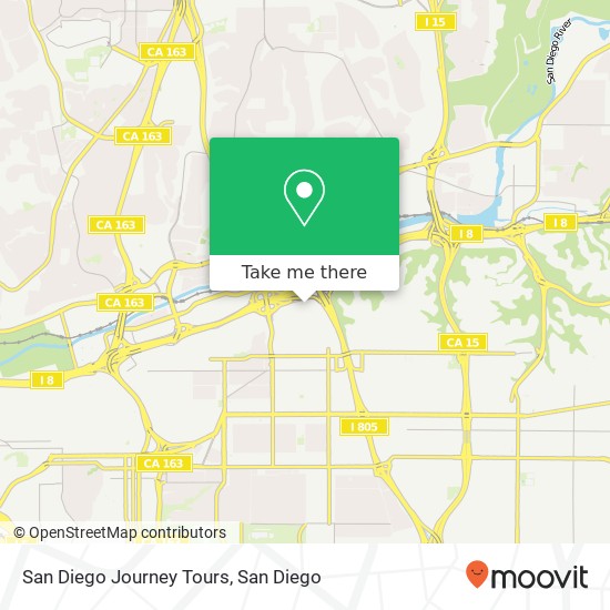 San Diego Journey Tours map