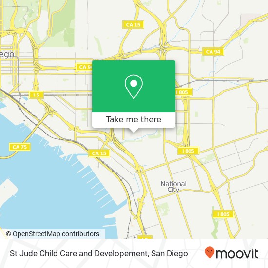 St Jude Child Care and Developement map