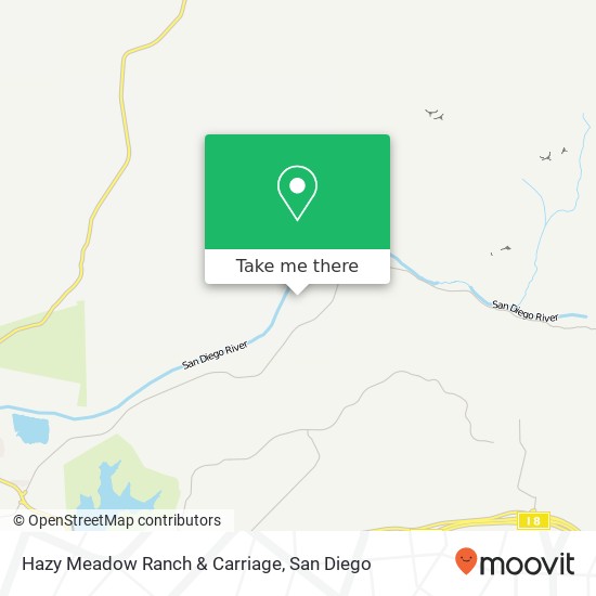 Hazy Meadow Ranch & Carriage map