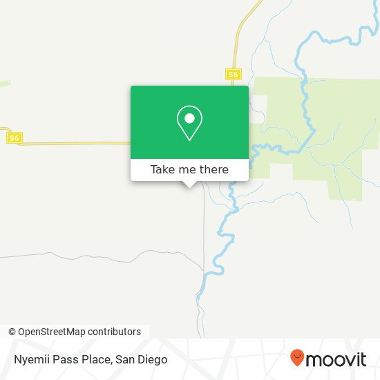 Nyemii Pass Place map