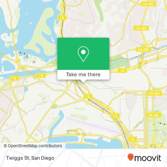 Mapa de Twiggs St