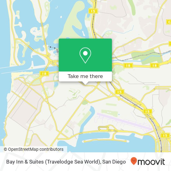 Bay Inn & Suites (Travelodge Sea World) map