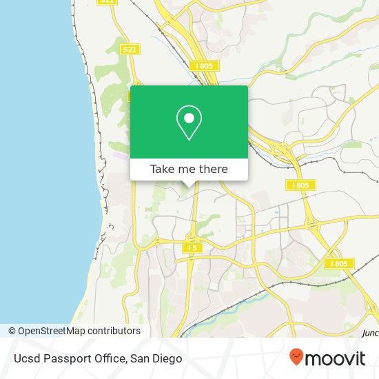 Ucsd Passport Office map