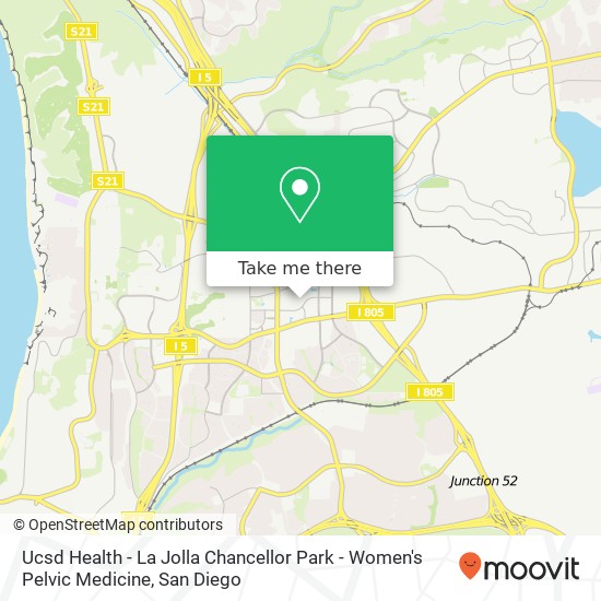 Ucsd Health - La Jolla Chancellor Park - Women's Pelvic Medicine map