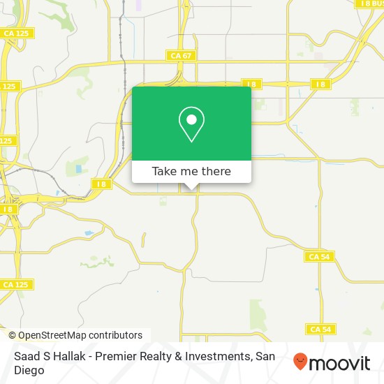 Saad S Hallak - Premier Realty & Investments map