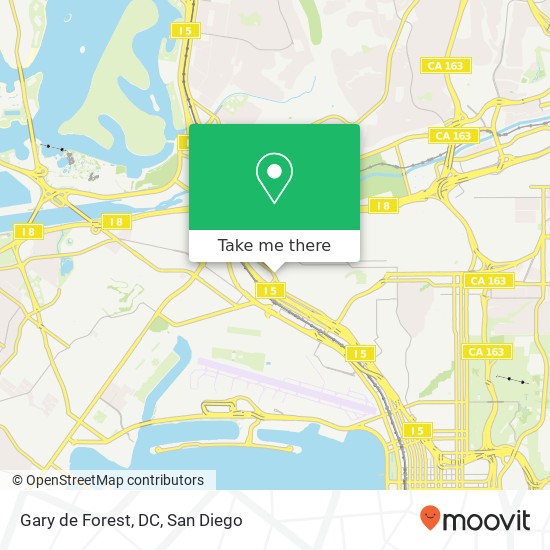 Mapa de Gary de Forest, DC