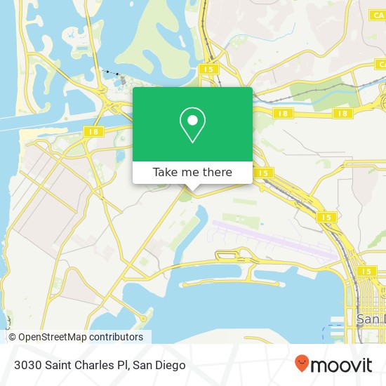 3030 Saint Charles Pl map