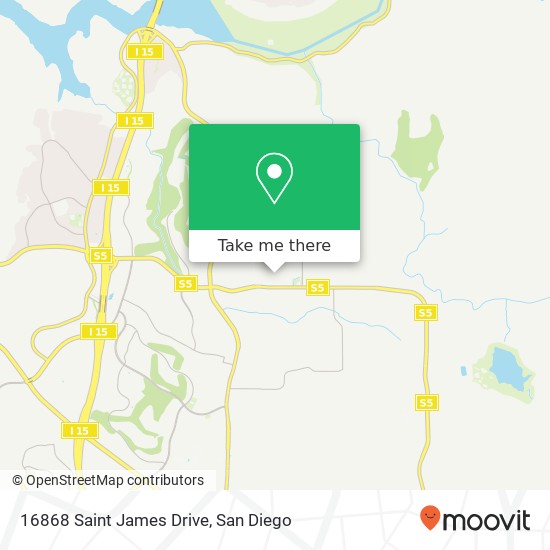 16868 Saint James Drive map