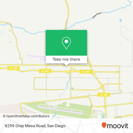8299 Otay Mesa Road map