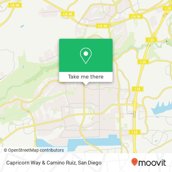 Capricorn Way & Camino Ruiz map