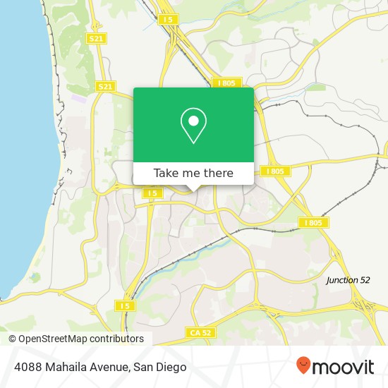 Mapa de 4088 Mahaila Avenue