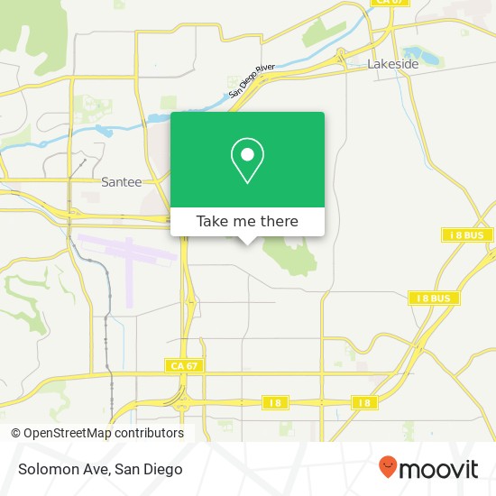 Mapa de Solomon Ave