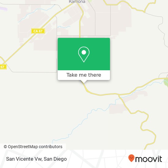 Mapa de San Vicente Vw