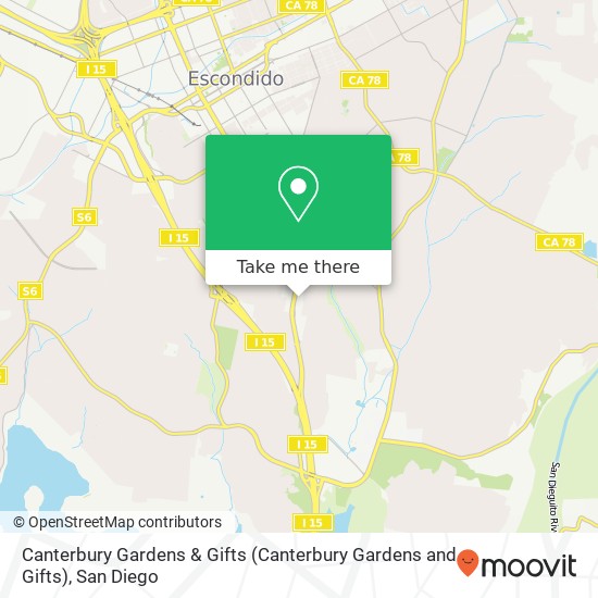 Mapa de Canterbury Gardens & Gifts