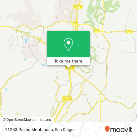 11253 Paseo Montanoso map