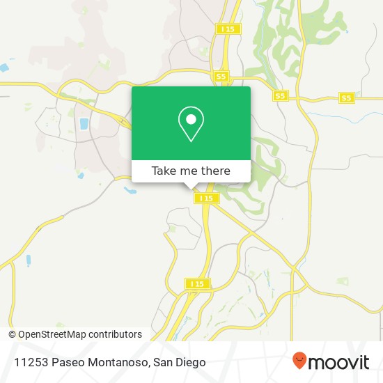 Mapa de 11253 Paseo Montanoso