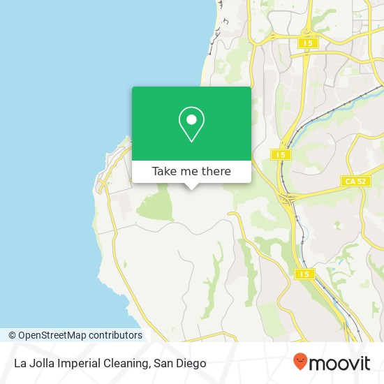 La Jolla Imperial Cleaning map