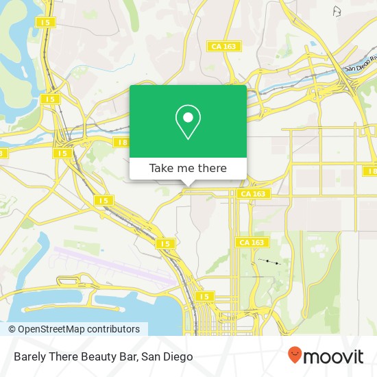 Barely There Beauty Bar map