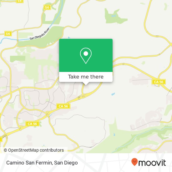 Camino San Fermin map