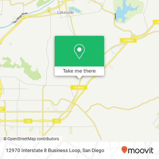 12970 Interstate 8 Business Loop map