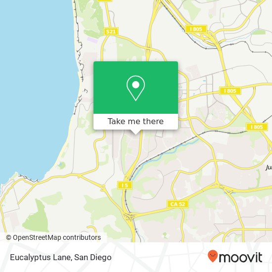 Eucalyptus Lane map
