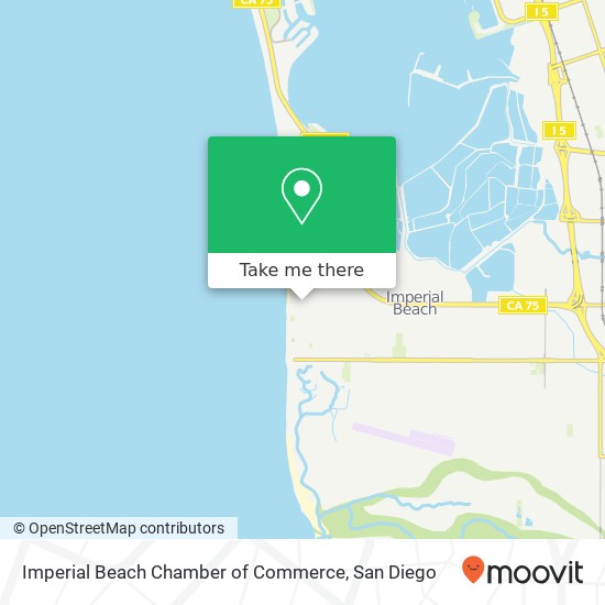 Imperial Beach Chamber of Commerce map