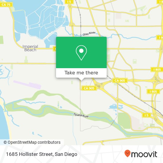 1685 Hollister Street map