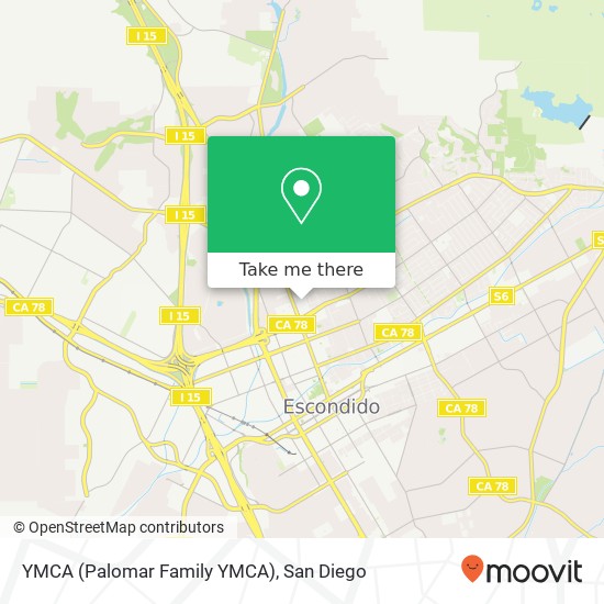 YMCA (Palomar Family YMCA) map