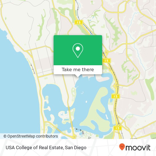 USA College of Real Estate map