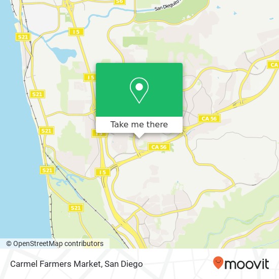 Carmel Farmers Market map