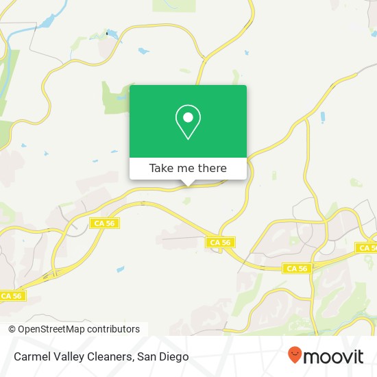 Carmel Valley Cleaners map