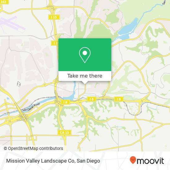 Mapa de Mission Valley Landscape Co