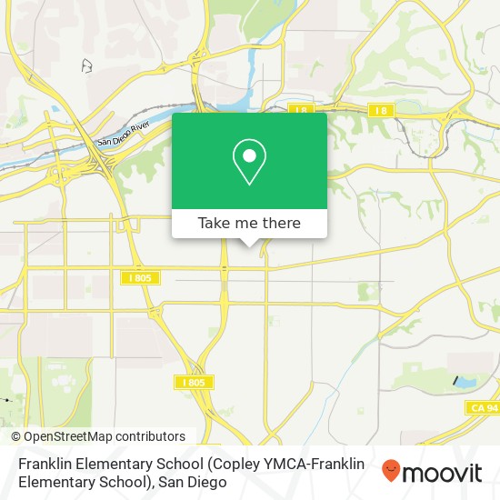 Franklin Elementary School (Copley YMCA-Franklin Elementary School) map