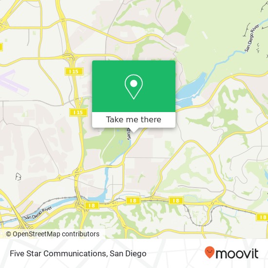 Five Star Communications map