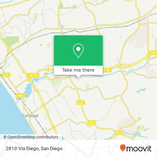 2810 Via Diego map