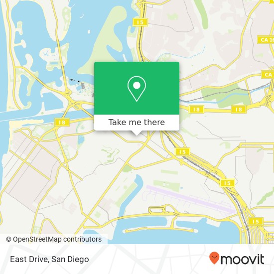 East Drive map