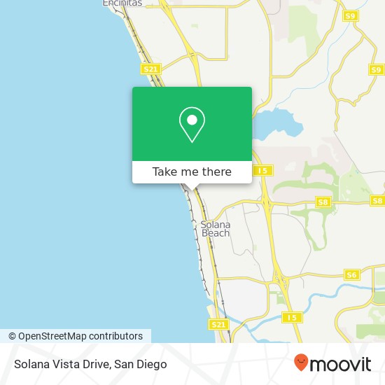 Solana Vista Drive map