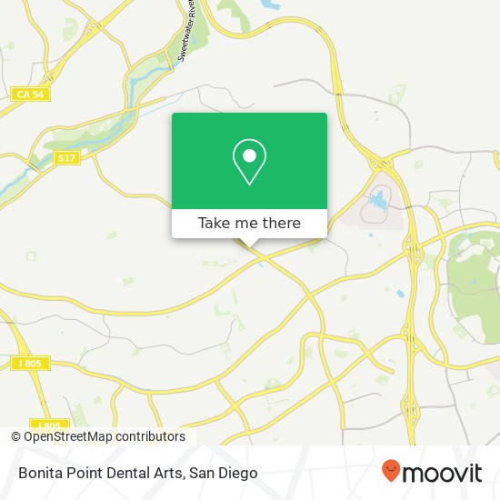Bonita Point Dental Arts map
