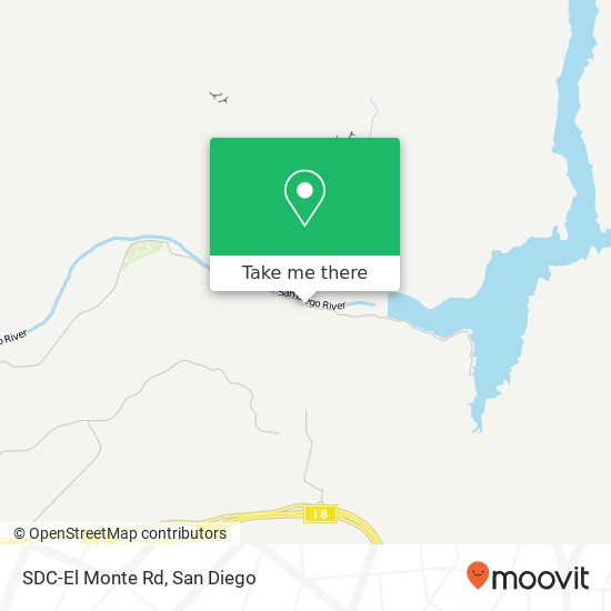 SDC-El Monte Rd map