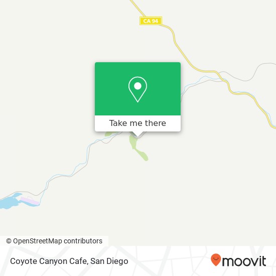 Mapa de Coyote Canyon Cafe