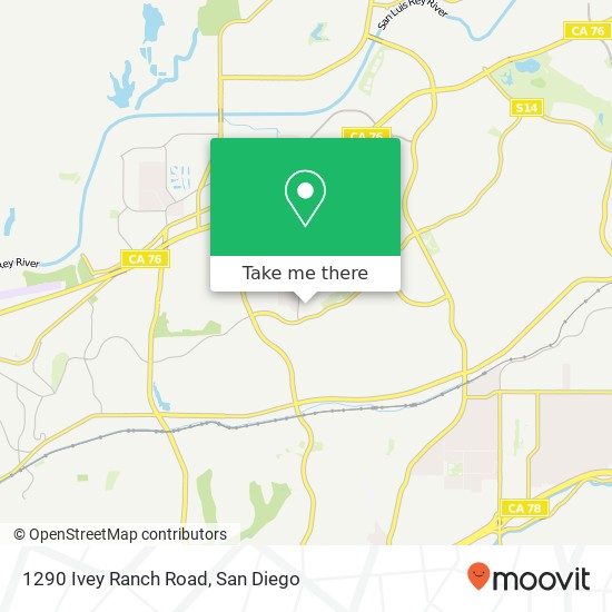 Mapa de 1290 Ivey Ranch Road