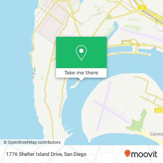 1776 Shelter Island Drive map