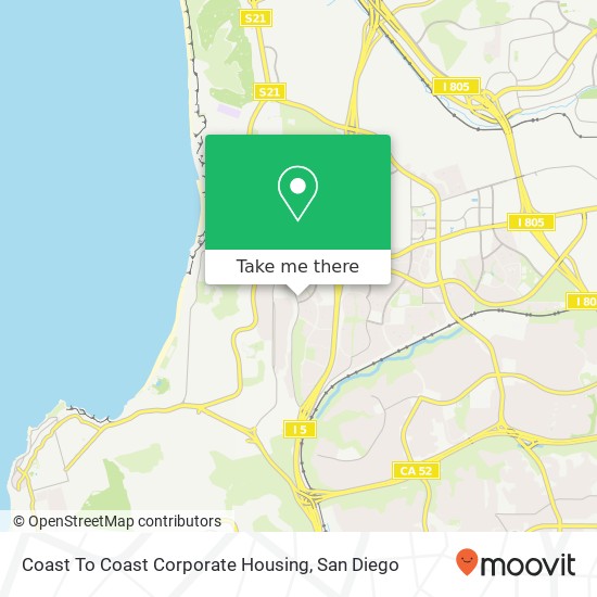 Mapa de Coast To Coast Corporate Housing