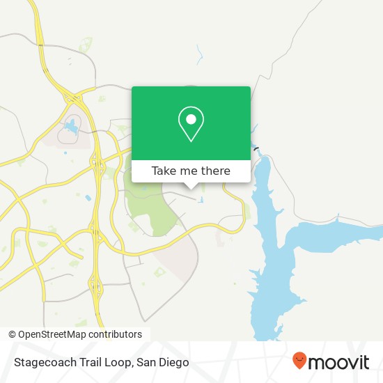 Stagecoach Trail Loop map