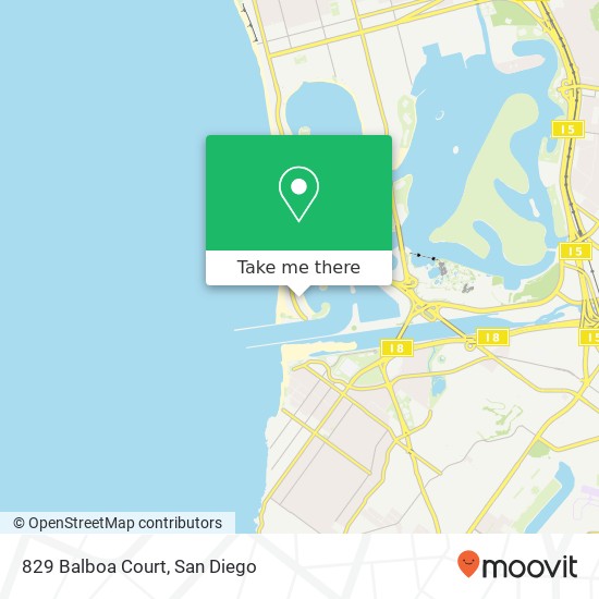 829 Balboa Court map