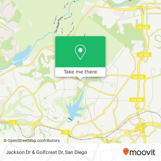 Mapa de Jackson Dr & Golfcrest Dr