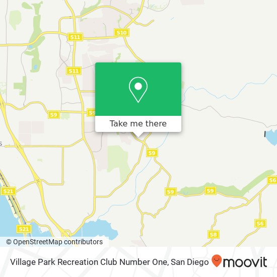 Village Park Recreation Club Number One map