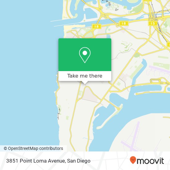 3851 Point Loma Avenue map