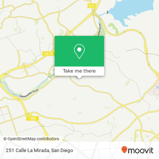 Mapa de 251 Calle La Mirada
